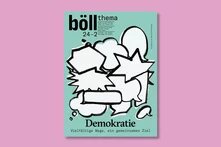Böll.Thema Demokratie: Cover mit Hintergrund