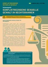 Cover: Konfliktbezogene sexuelle Gewalt in Rechtsrahmen